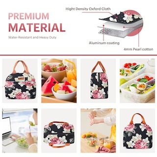Foto 5 | Lonchera Easyfun con Aislamiento Rosa Negro - Venta Internacional