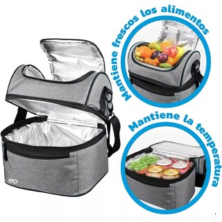 Foto 3 | Lonchera Térmica Eo Safe Imports Gris
