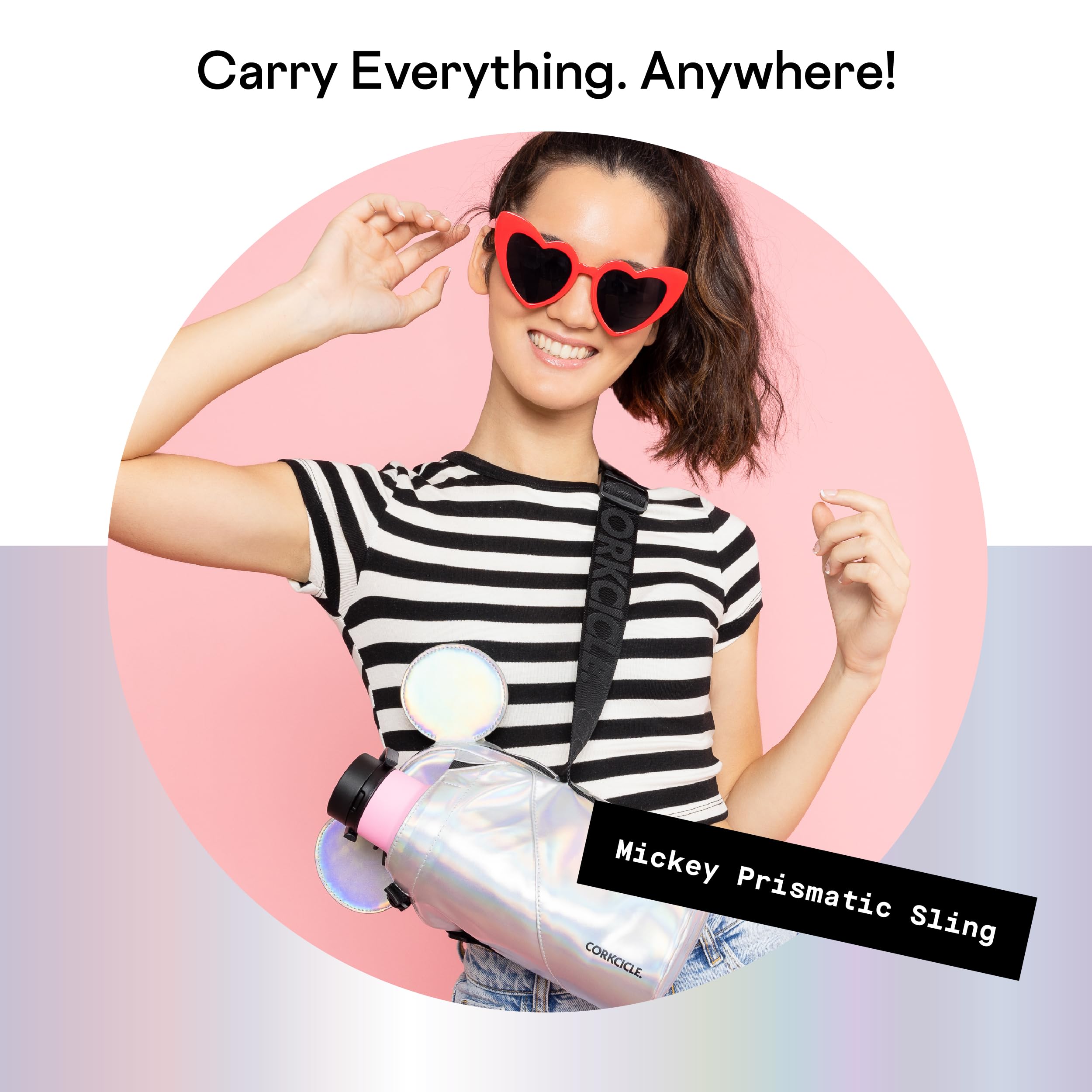 Foto 4 pulgar | Bolsa Bandolera Para Botellas De Agua Corkcicle X Disney Minnie Mickey Mouse - Venta Internacional.
