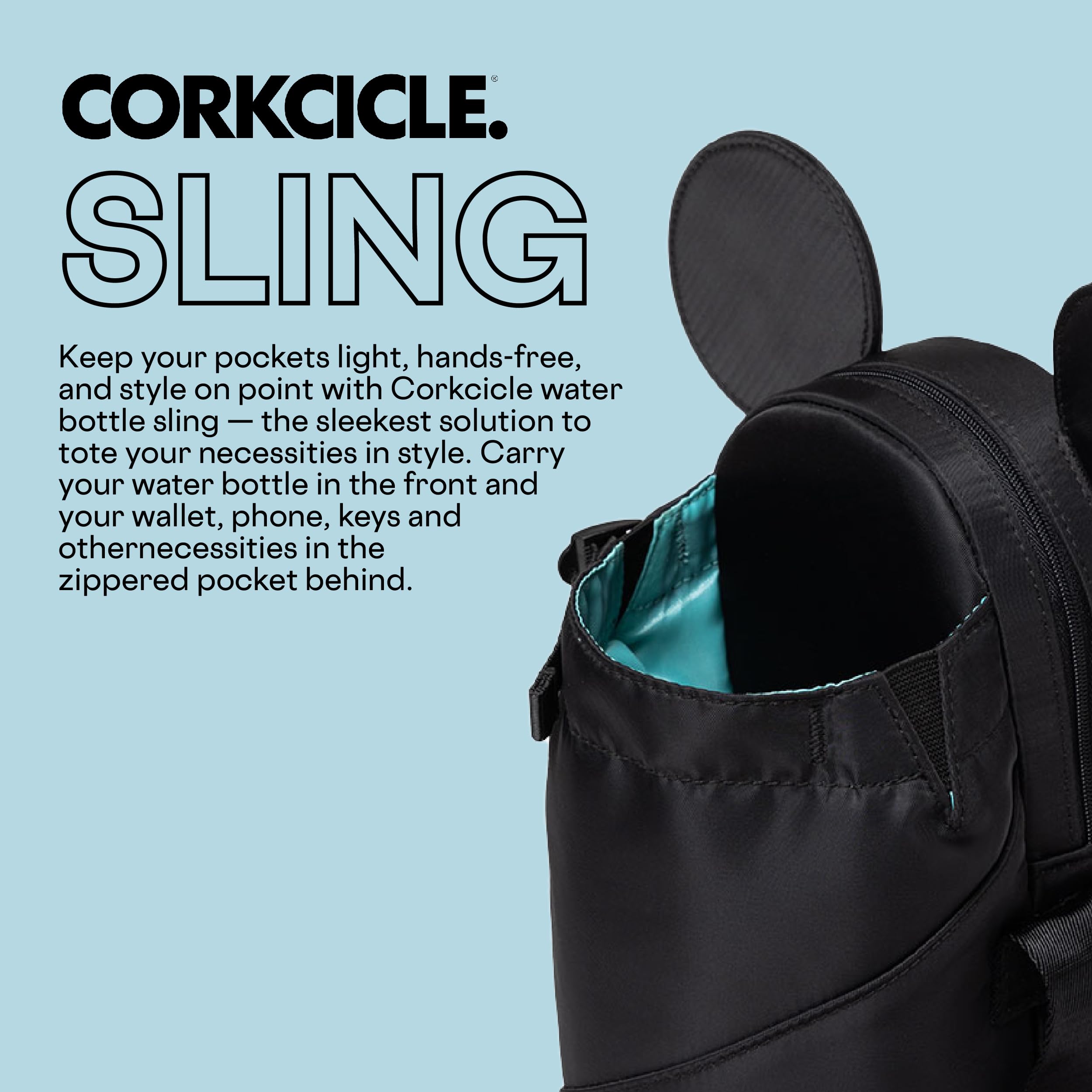 Foto 3 pulgar | Bolsa Bandolera Para Botellas De Agua Corkcicle X Disney Minnie Mickey Mouse - Venta Internacional.