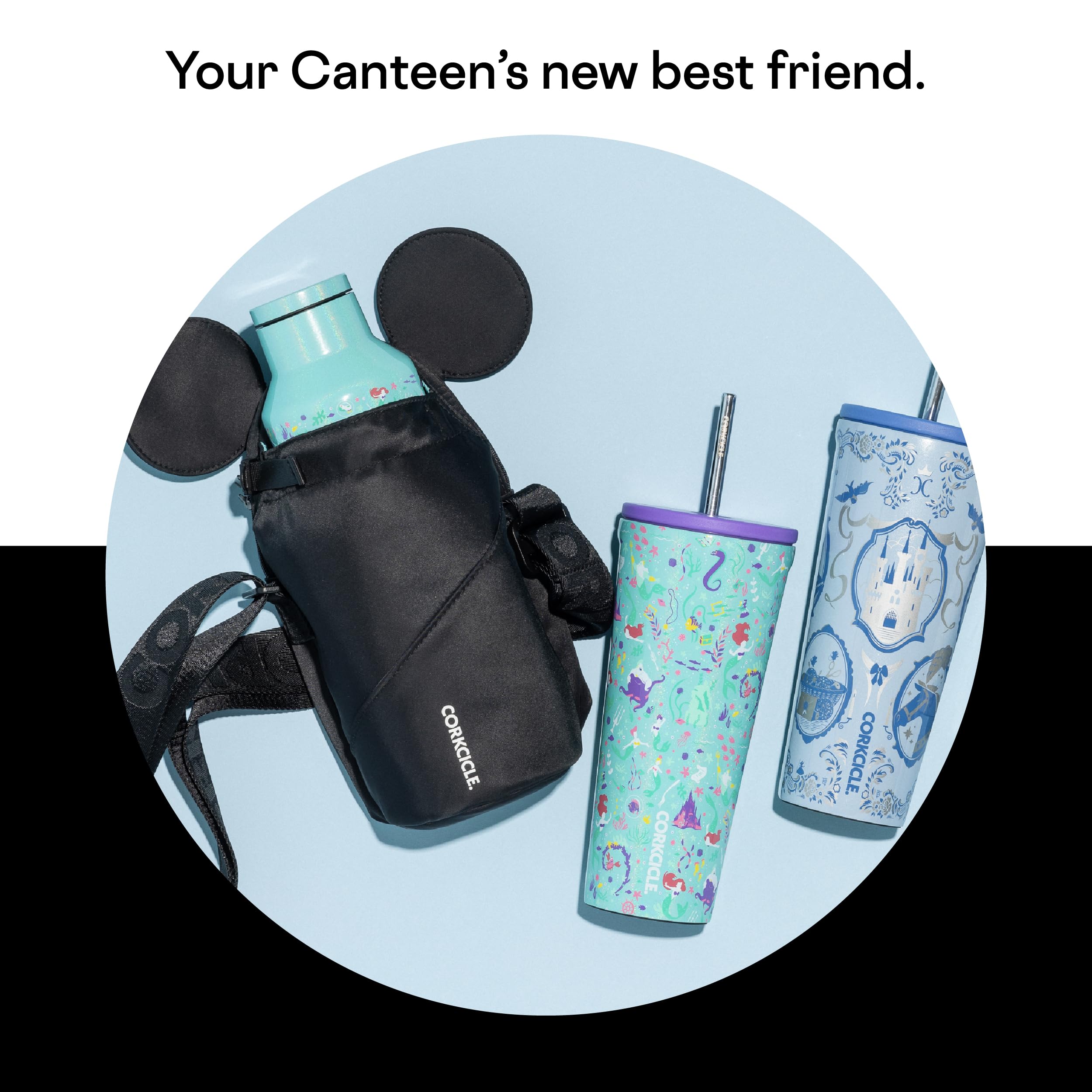 Foto 6 pulgar | Bolsa Bandolera Para Botellas De Agua Corkcicle X Disney Minnie Mickey Mouse - Venta Internacional.