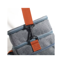 Foto 4 pulgar | Bolsa Lonchera Portátil De Gran Capacidad Eo Safe Imports Esi-14654-1 Gris