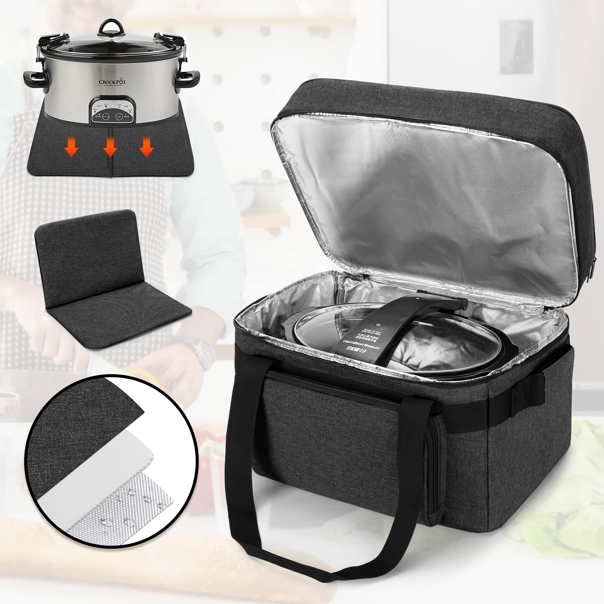 Foto 4 pulgar | Bolsa Térmica Luxja Negra-Venta Internacional