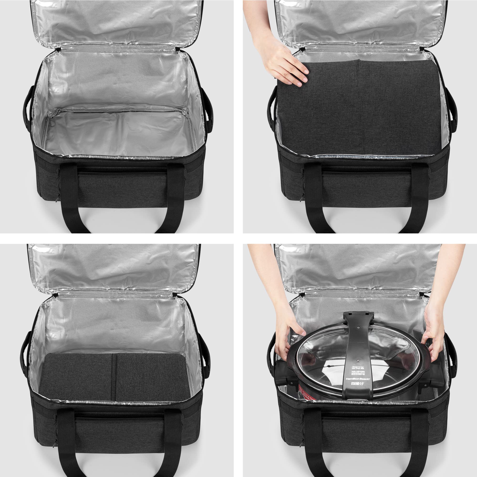Foto 5 pulgar | Bolsa Térmica Luxja Negra-Venta Internacional