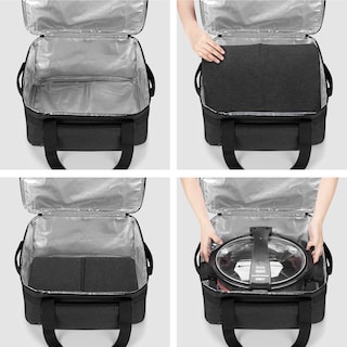 Foto 4 | Bolsa Térmica Luxja Negra-Venta Internacional