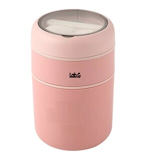 Foto 1 | Fiambrera Aislante Acero Inoxidable 710 Ml Incluye Cuchara Rosa