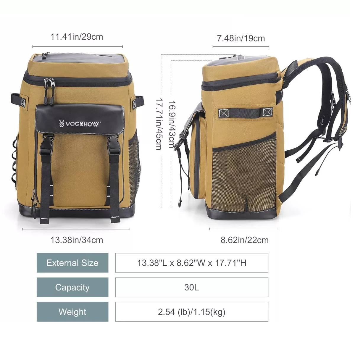 Foto 4 pulgar | Mochila Hielera Bolsa Termica Portátil Impermeable De 30l Eo Safe Imports Esi-16890 Multicolor