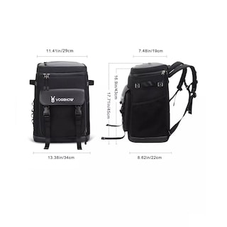 Foto 2 | Mochila Hielera Bolsa Termica Portátil Impermeable De 30l Eo Safe Imports Esi-16892 Negro