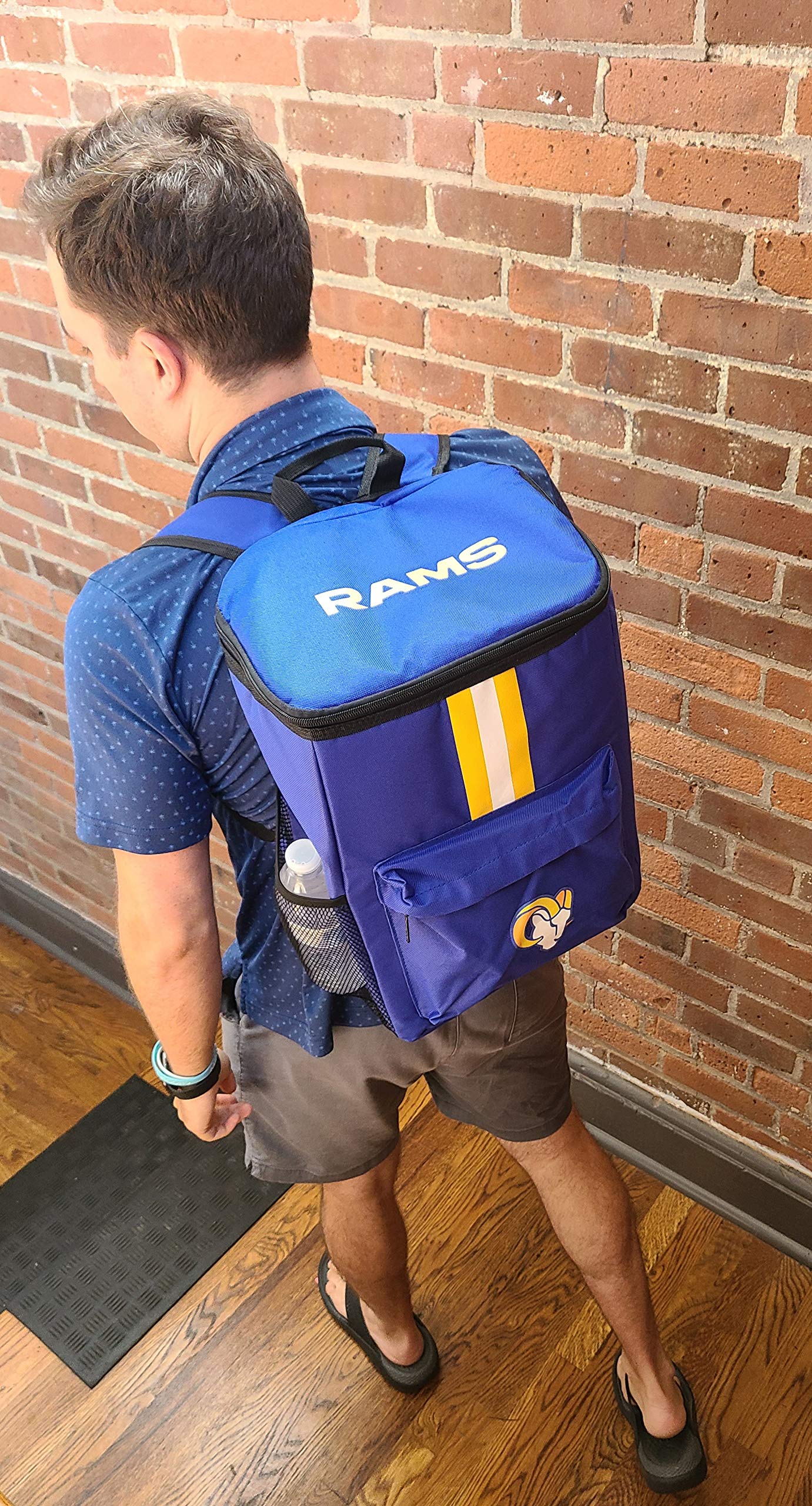 Foto 4 pulgar | Mochila Térmica Foco La Rams, Portátil, Aislante, 24 Litros, 36 Latas - Venta Internacional.