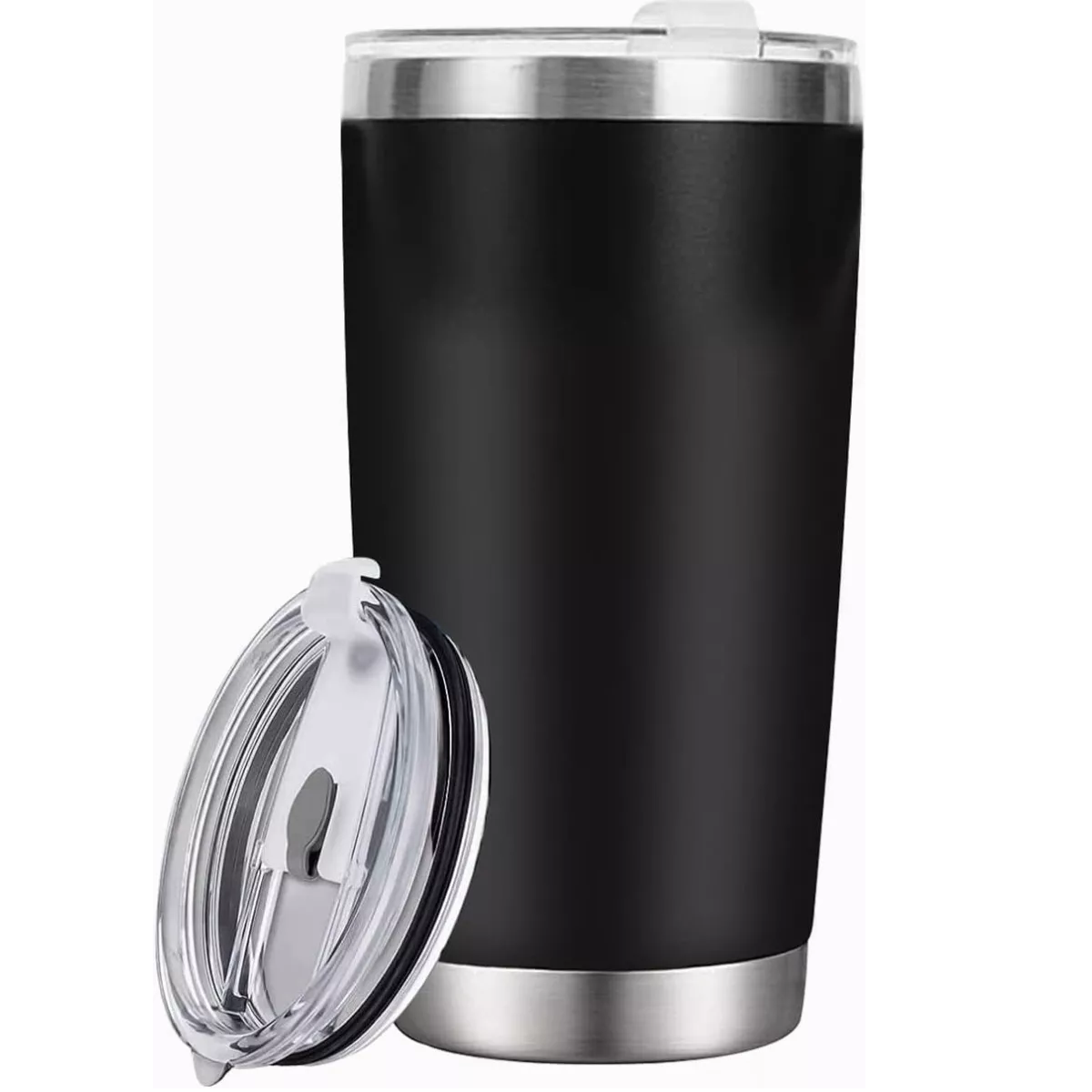 Vasos Térmicos De Acero Inoxidable Para Calor Y Frío Eo Safe Imports Esi-6844 Color Negro