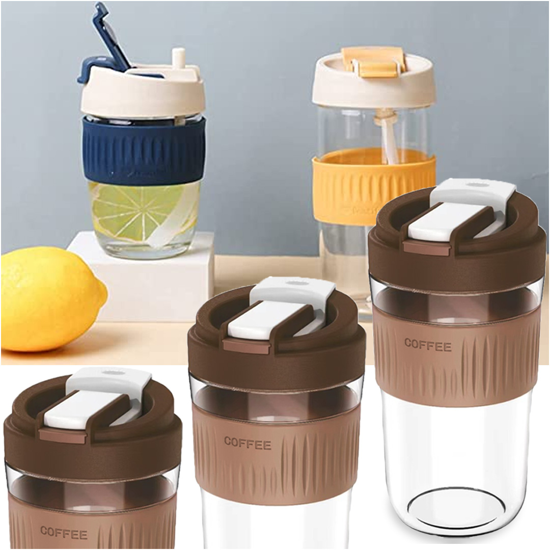 Foto 5 pulgar | Set de 4 Pz Vaso Shendy Vendy Termo Portátil Antiderrame Multifuncional