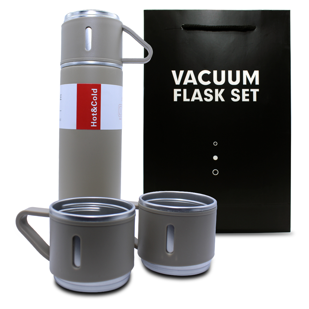 Foto 1 | Termo Besser Vacuum BT301 Marrón de Acero Inoxidable con 3 Tazas 500 ml