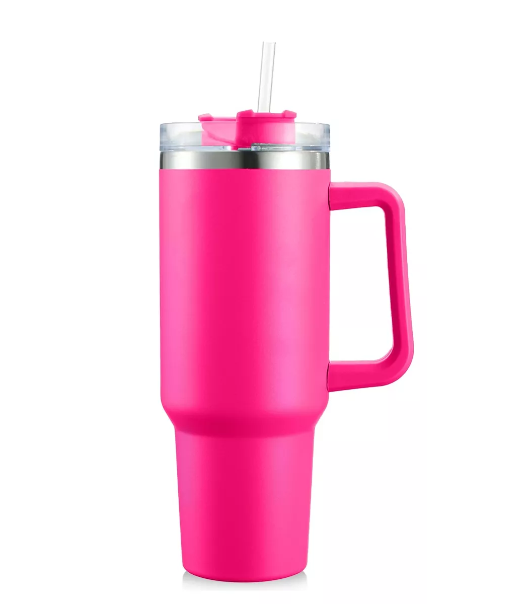 Vaso Térmico Acero Inoxidable Eo Safe Imports ESI-9139 Rosa 40 oz