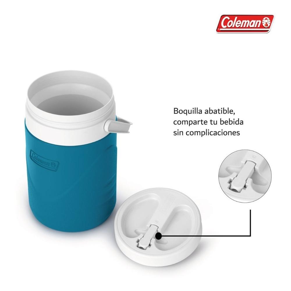 Foto 5 pulgar | Termo Coleman Chiller Azul de 1 Galón 3 Litros con Asa Portátil