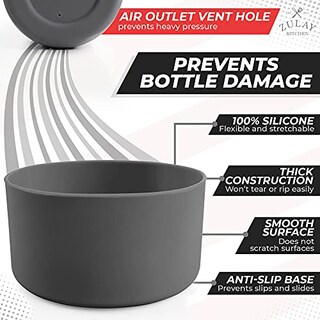 Foto 3 | Venta Internacional-Funda para Botellas Zulay Kitchen Gris