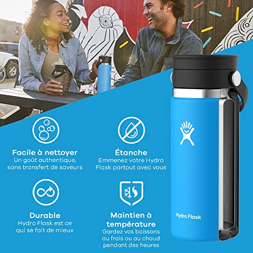 Foto 3 pulgar | Venta Internacional - Botella de Agua Hydro Flask con Aislamiento de Boca Ancha 473 ml con Tapa