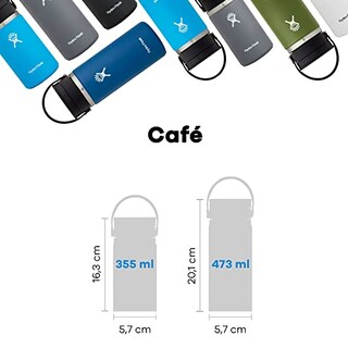 Foto 3 | Venta Internacional - Botella de Agua Hydro Flask con Aislamiento de Boca Ancha 473 ml con Tapa