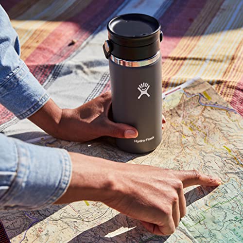 Foto 7 pulgar | Venta Internacional - Botella de Agua Hydro Flask con Aislamiento de Boca Ancha 473 ml con Tapa