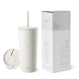 Foto 1 | Venta Internacional - Vaso Térmico Simple con Tapa y Popote 590 Ml