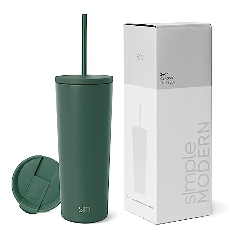 Venta Internacional-Vaso Simple Modern Vede 500 Ml con Popote