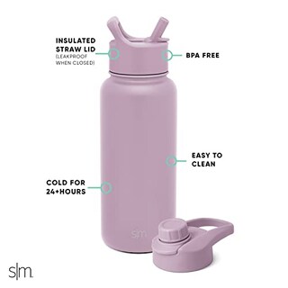 Foto 2 | Venta Internacional - Botella de Agua Simple Modern Summit con Aislamiento al Vacío Rosa