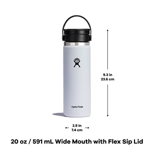 Foto 5 pulgar | Venta Internacional - Botella Hydro Flask De Boca Ancha De 600 Ml Con Tapa Flexible