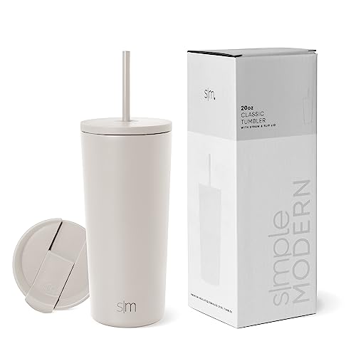 Venta Internacional - Vaso Aislante Simple Modern con Tapa y Pajita 500 ml