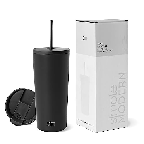 Venta Internacional - Vaso Aislante Simple Modern con Tapa y Pajita 500 ml