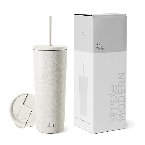 Venta Internacional - Vaso Aislante Simple Modern con Tapa y Pajita 500 ml