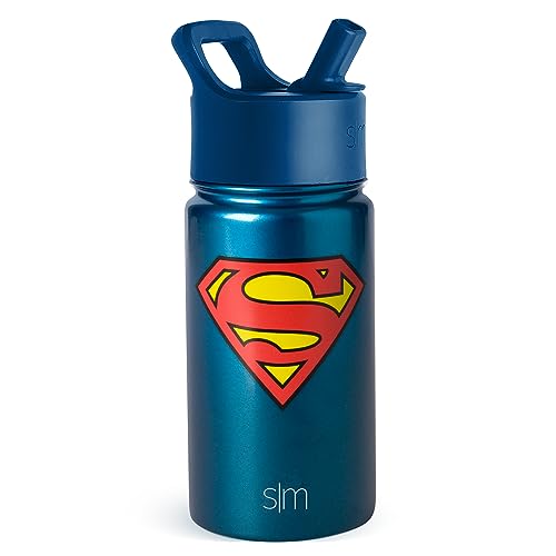 Venta Internacional - Botella De Agua Simple Y Moderna De Dc Comics Superman Kids