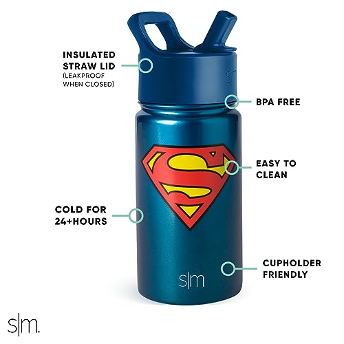 Foto 2 | Venta Internacional - Botella De Agua Simple Y Moderna De Dc Comics Superman Kids