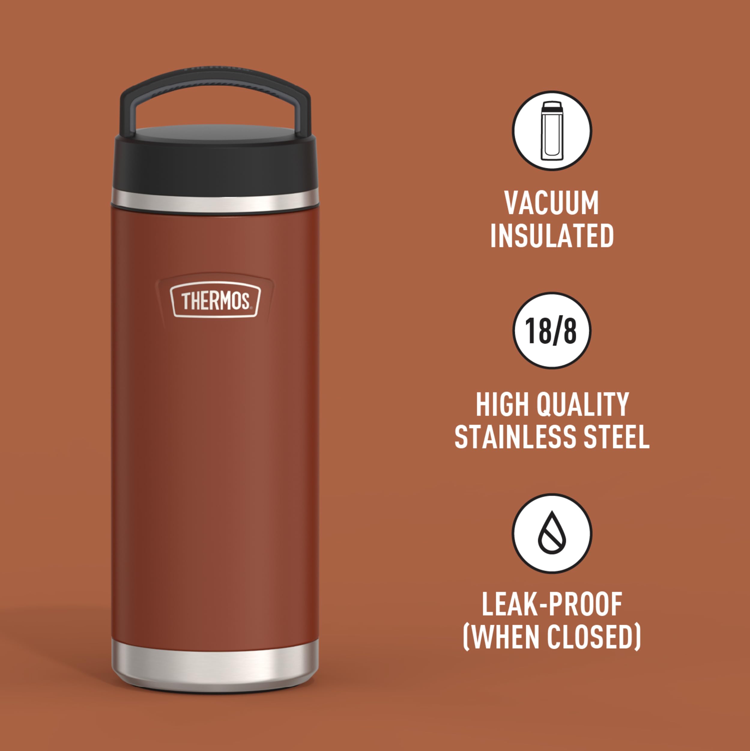 Foto 2 | Venta Internacional - Botella De Agua Thermos Icon Series De Acero Inoxidable 950 Ml