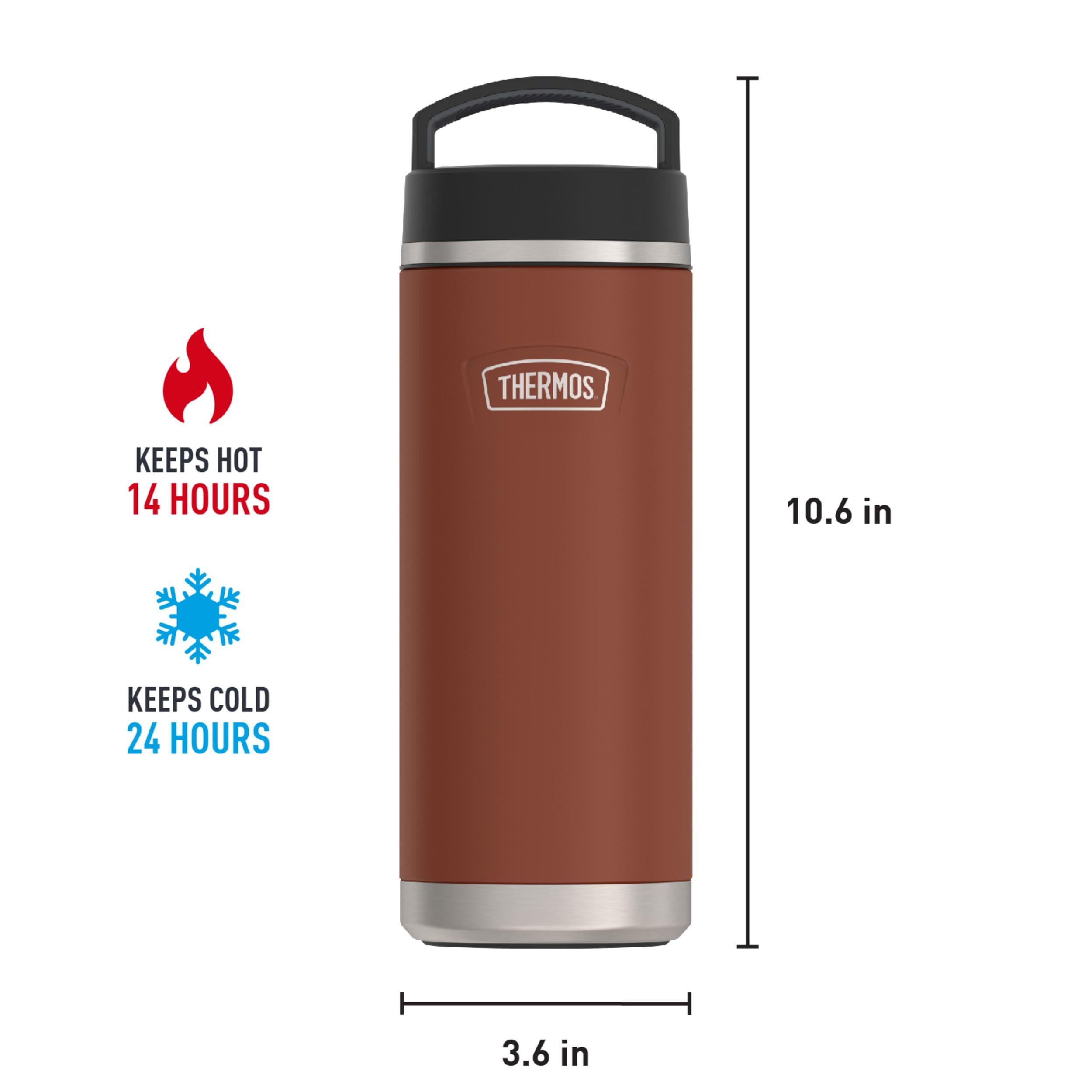 Foto 8 pulgar | Venta Internacional - Botella De Agua Thermos Icon Series De Acero Inoxidable 950 Ml