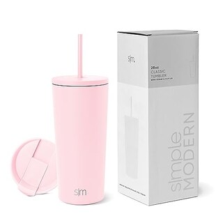 Foto 1 | Venta Internacional - Vaso Aislante Moderno, Sencillo, Con Tapa Y Pajita, 500 Ml