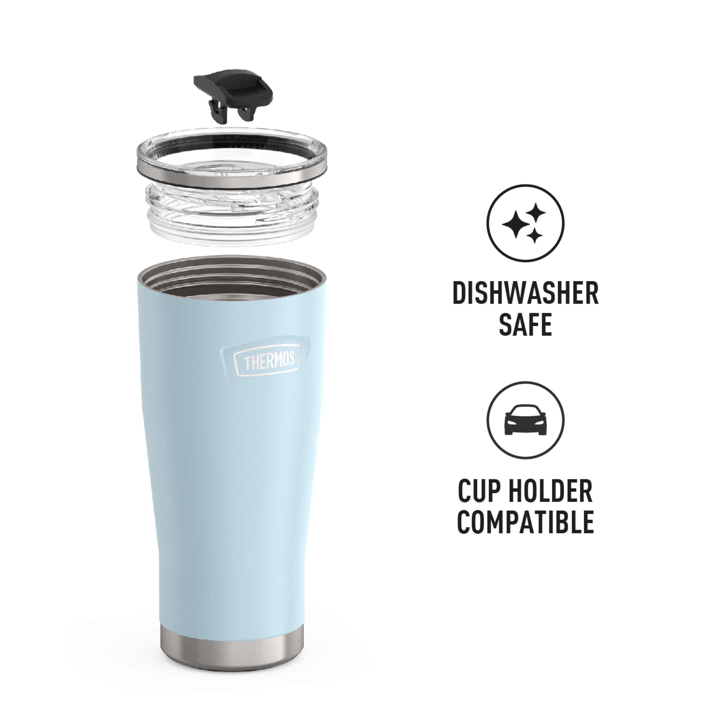 Foto 4 pulgar | Vaso Thermos Icon Series Cold Glaci de Acero Inoxidable 700 ml - Venta Internacional