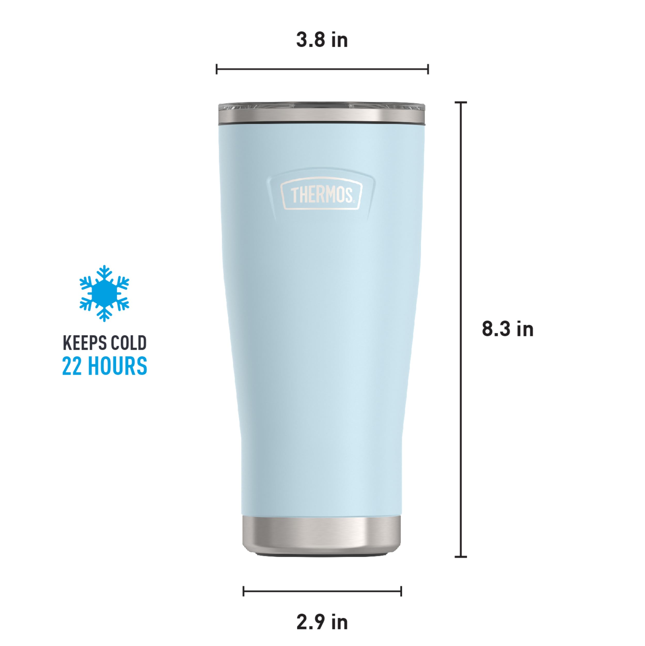 Foto 8 pulgar | Vaso Thermos Icon Series Cold Glaci de Acero Inoxidable 700 ml - Venta Internacional