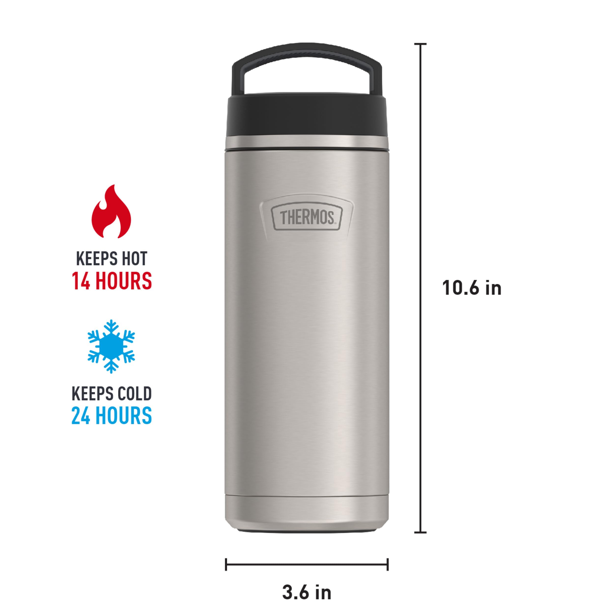 Foto 8 pulgar | Venta Internacional - Botella De Agua Thermos Icon Series De Acero Inoxidable 950 Ml