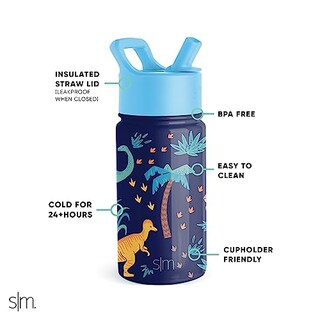 Foto 2 | Venta Internacional - Botella De Agua Simple Modern Summit Kids Con Tapa De Pajita Aislante