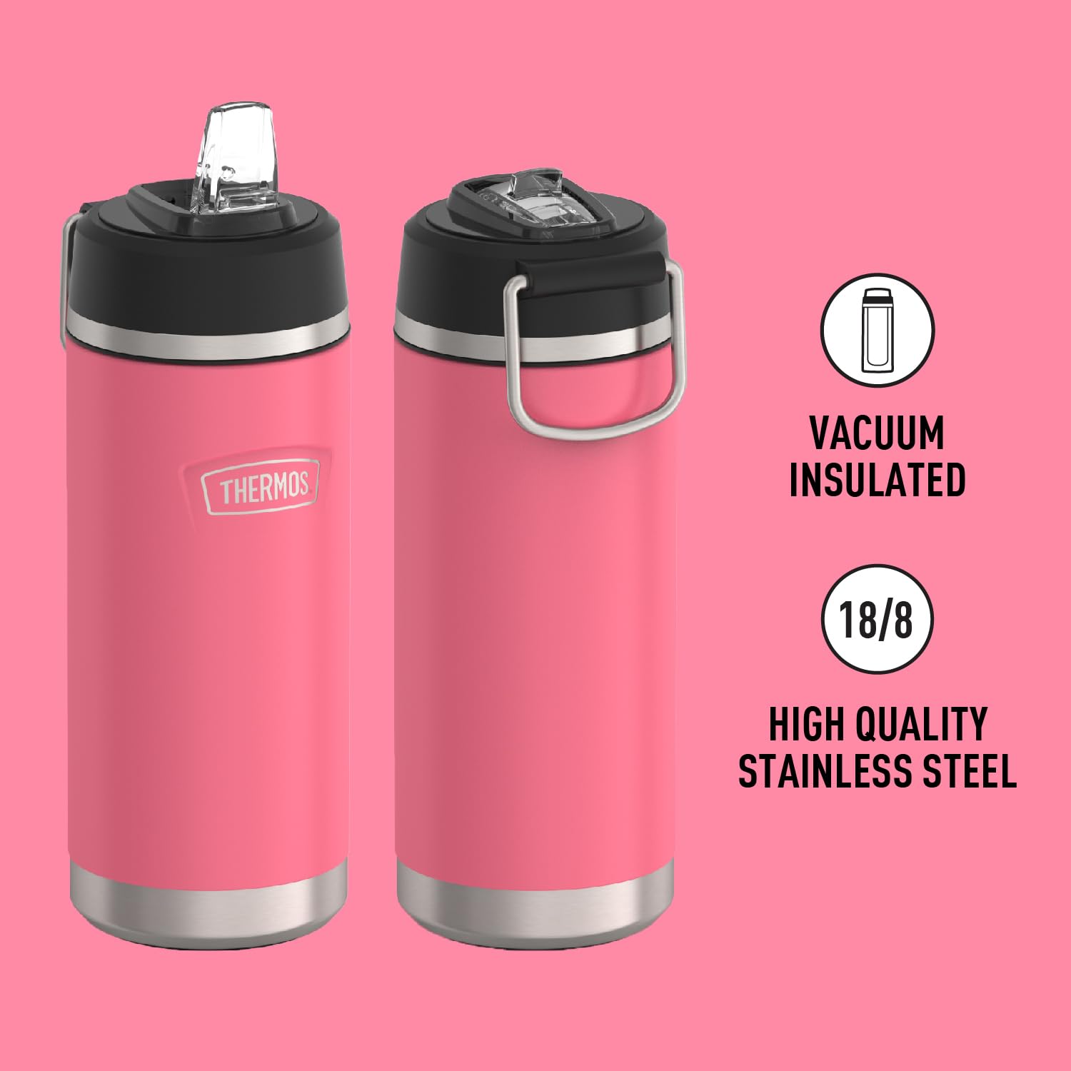 Foto 3 pulgar | Venta Internacional - Botella De Agua Thermos Icon Series, Acero Inoxidable, 500 Ml, Hot P