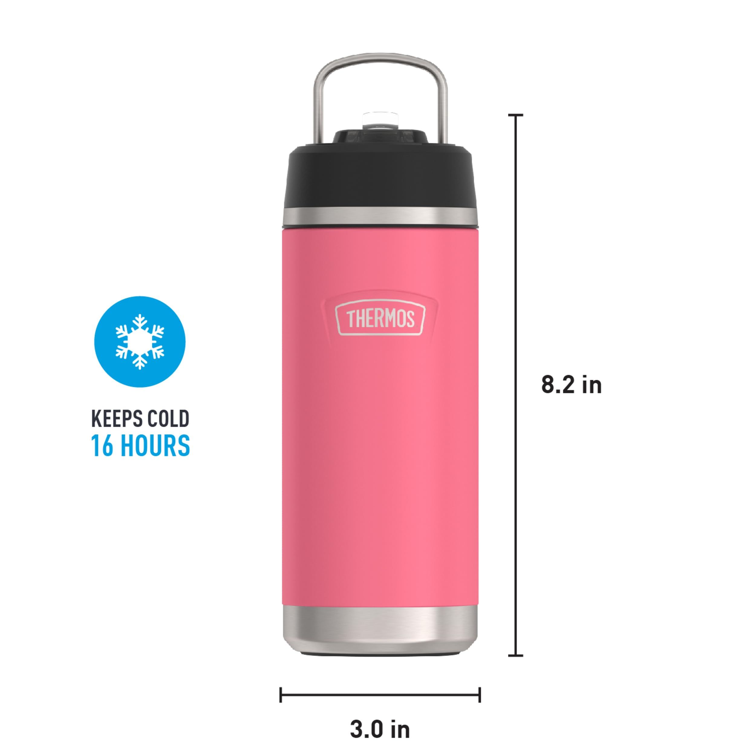 Foto 7 pulgar | Venta Internacional - Botella De Agua Thermos Icon Series, Acero Inoxidable, 500 Ml, Hot P