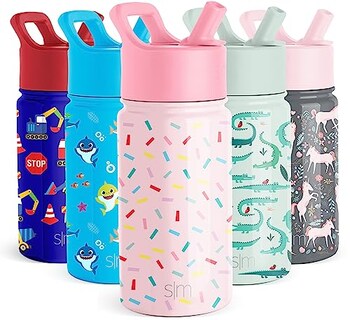 Foto 1 | Venta Internacional - Botella De Agua Simple Modern Summit Kids Con Tapa De Pajita Aislante