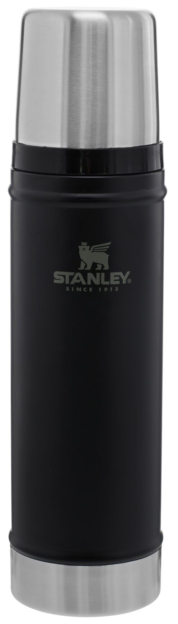 Venta Internacional - Botella Stanley Classic Con Aislamiento Al Vacío, 600 Ml, Color Negro Mate