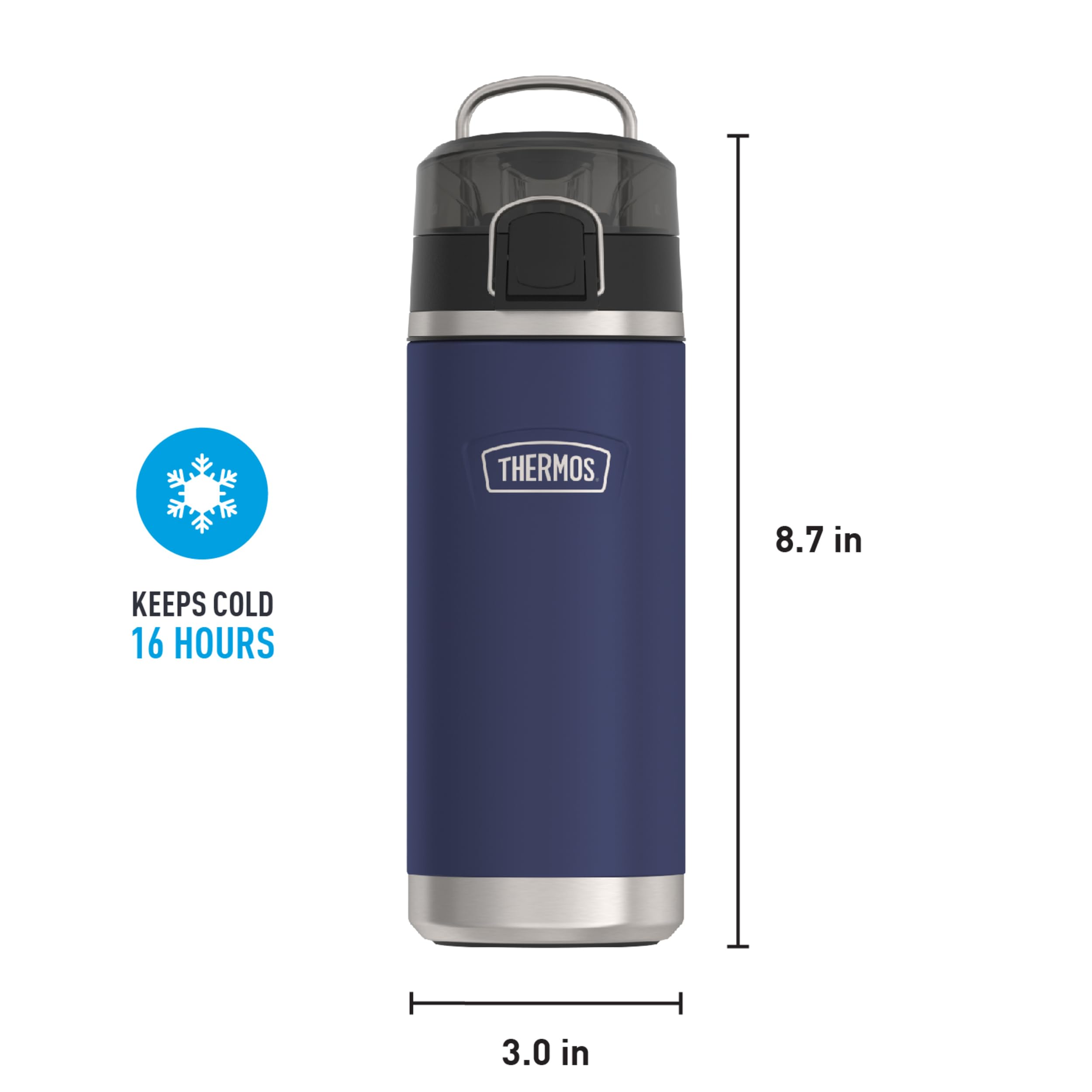 Foto 7 pulgar | Venta Internacional - Botella De Agua Thermos Icon Series De Acero Inoxidable De 500 Ml Para Niños