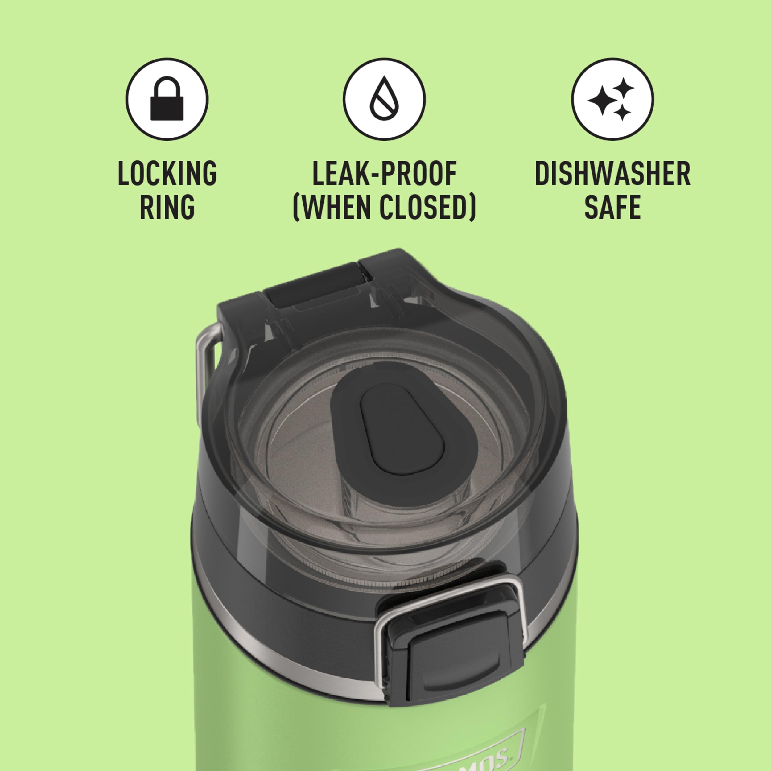 Foto 5 pulgar | Venta Internacional - Botella De Agua Thermos Icon Series De Acero Inoxidable 530 Ml Para Niños