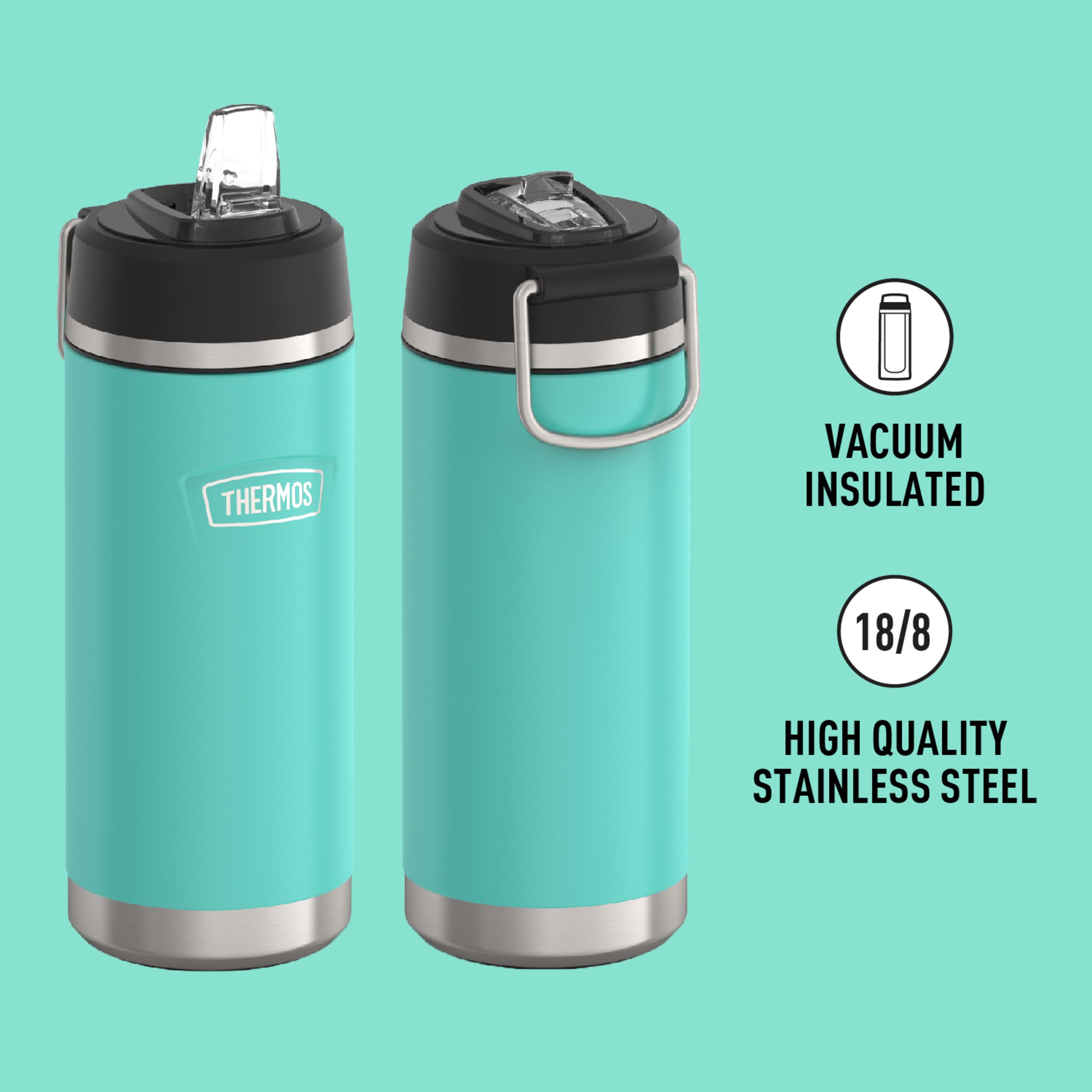 Foto 3 pulgar | Venta Internacional - Botella De Agua Thermos Icon Series De Acero Inoxidable De 500 Ml Para Niños