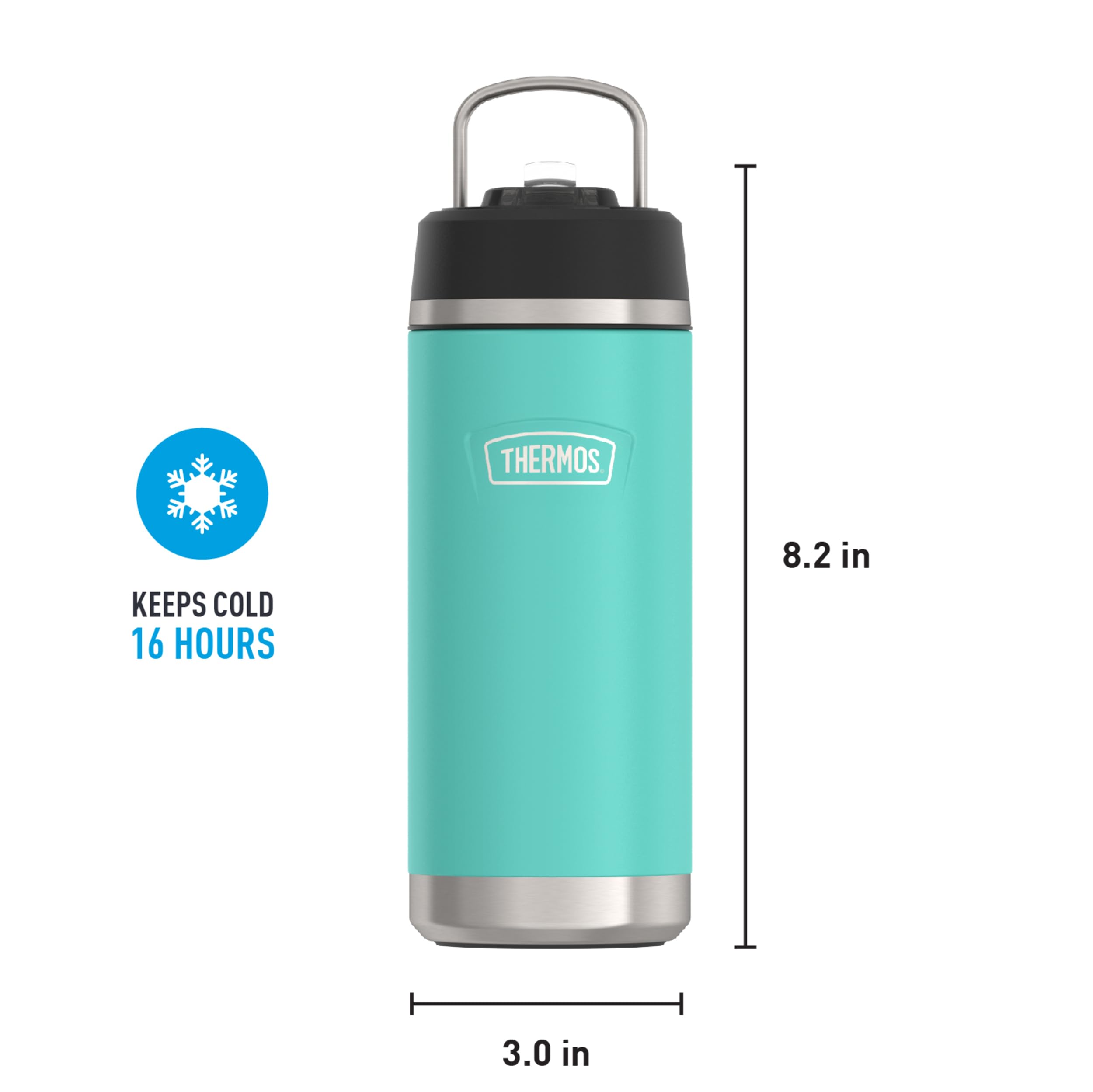 Foto 7 pulgar | Venta Internacional - Botella De Agua Thermos Icon Series De Acero Inoxidable De 500 Ml Para Niños