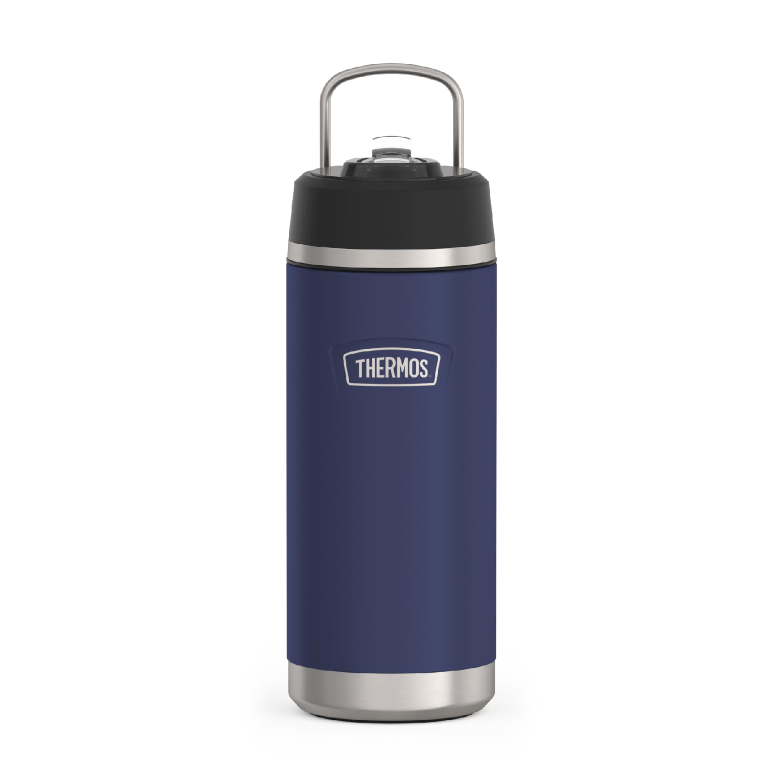 Venta Internacional - Botella De Agua Thermos Icon Series De Acero Inoxidable De 500 Ml, Color Azul Marino