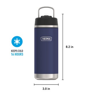 Foto 6 | Venta Internacional - Botella De Agua Thermos Icon Series De Acero Inoxidable De 500 Ml, Color Azul Marino