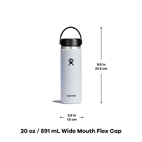 Foto 7 pulgar | Venta Internacional - Botella de Agua Hydro Flask Wide de Acero Inoxidable 600 Ml