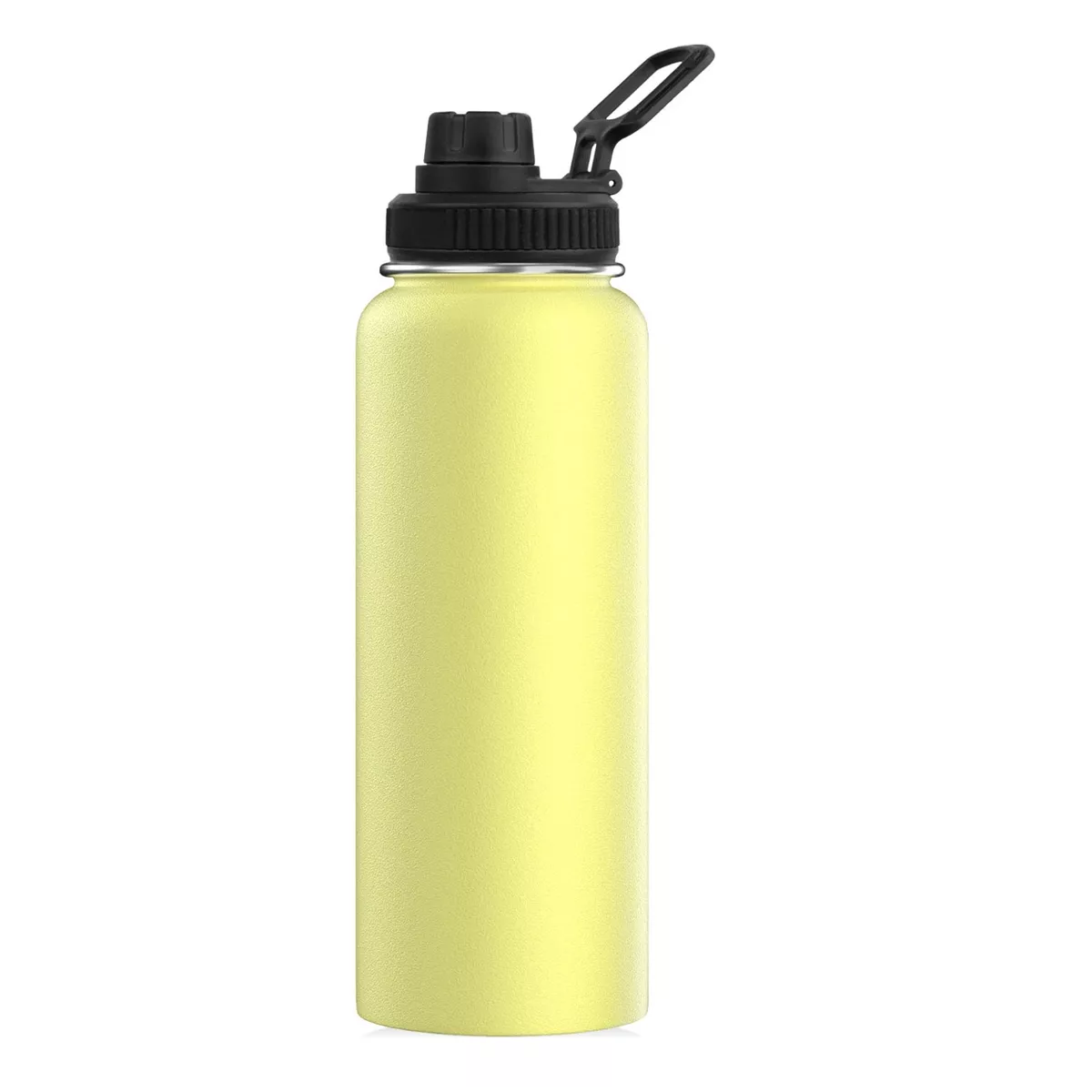 Botella Eo Safe Imports Esi-12521 Amarilla para Agua Fría o caliente de Acero Inoxidable 1.2 L